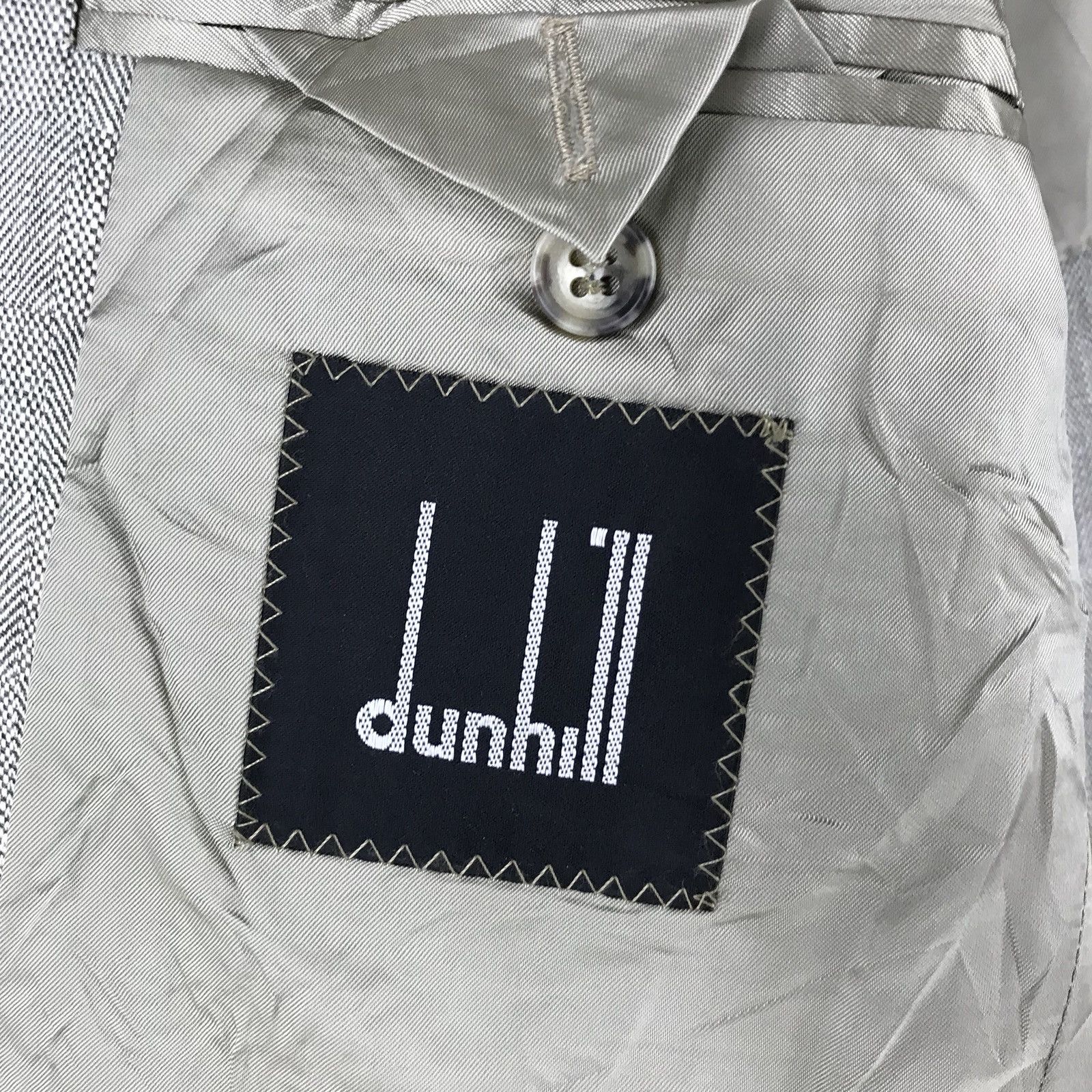 Alfred Dunhill Dunhill Linen/wool Fabric Rayon Lining Made In Switzerland Size 50S - 8 Thumbnail