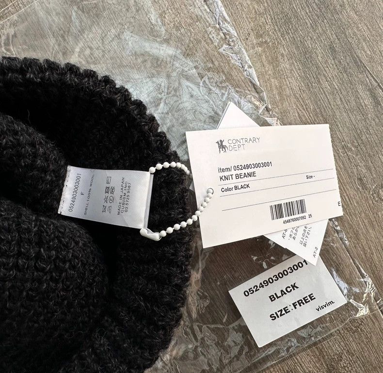 帽子 visvim 24AW CONTRARY DEPT KNIT BEANIE visvim 24AW CONTRARY