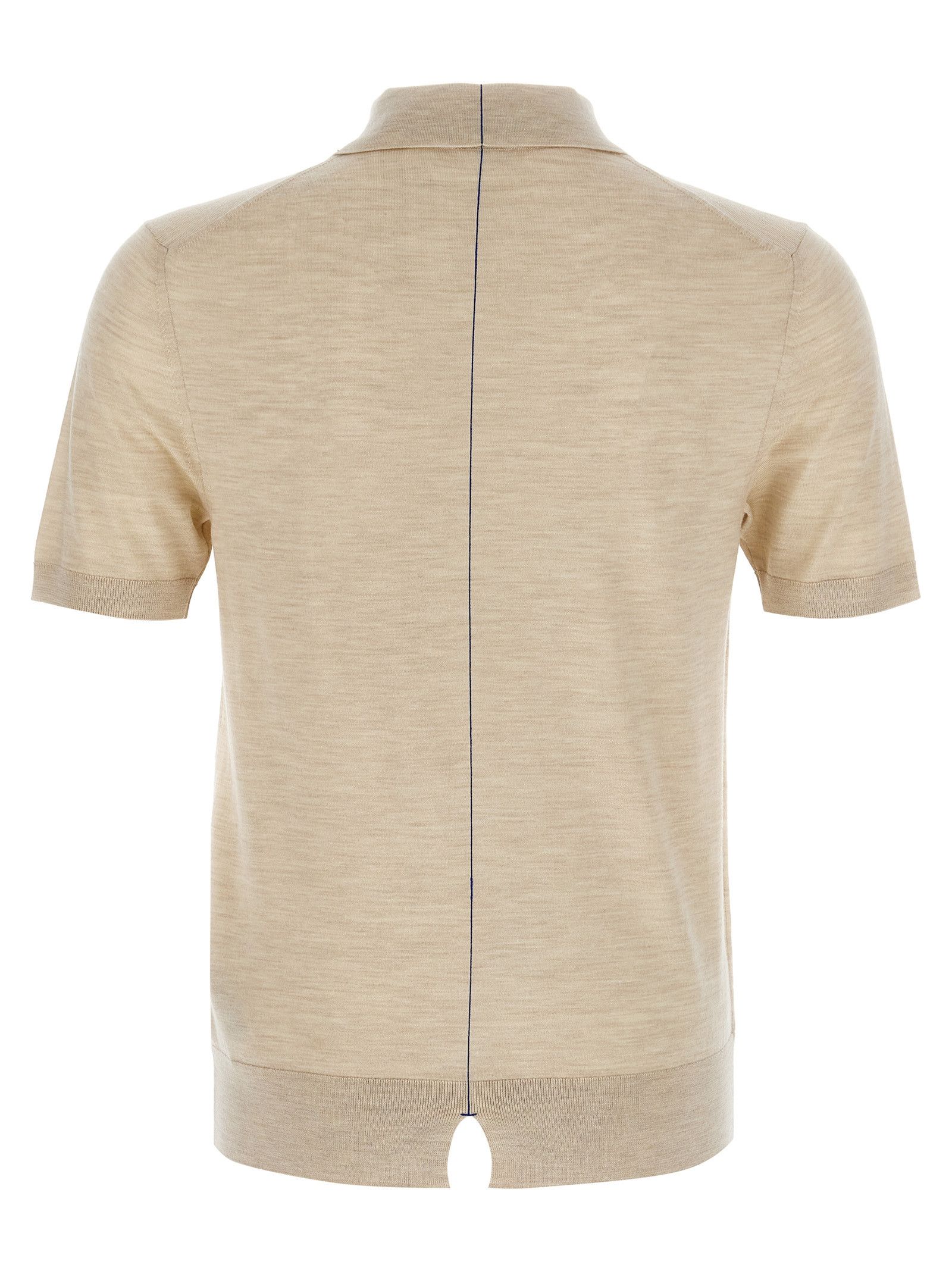 Burberry Wool Polo Shirt Size US M / EU 48-50 / 2 - 2 Thumbnail