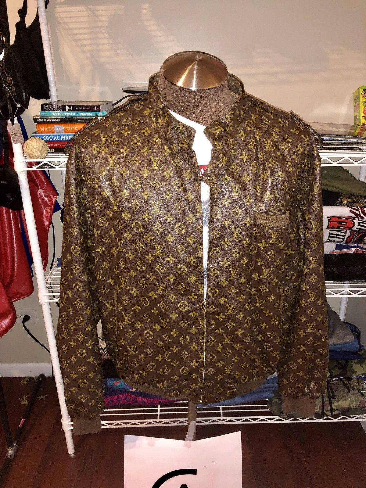 Louis Vuitton Dapper dan Louis Vuitton bomber