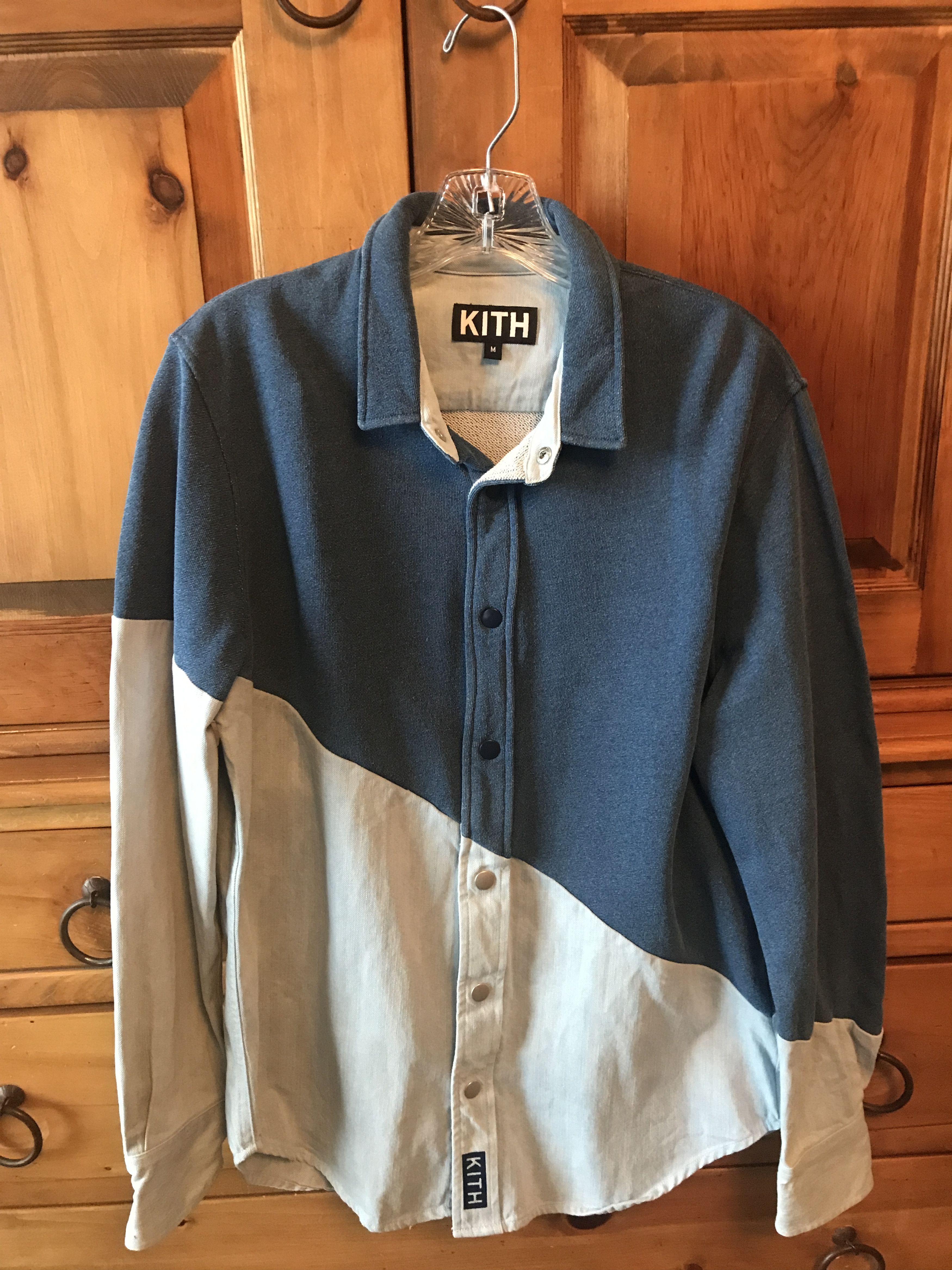 Kith Snap-Up Shirt "Medium Wash" - Spring 2014 Indigo Collection Size US M / EU 48-50 / 2 - 1 Thumbnail