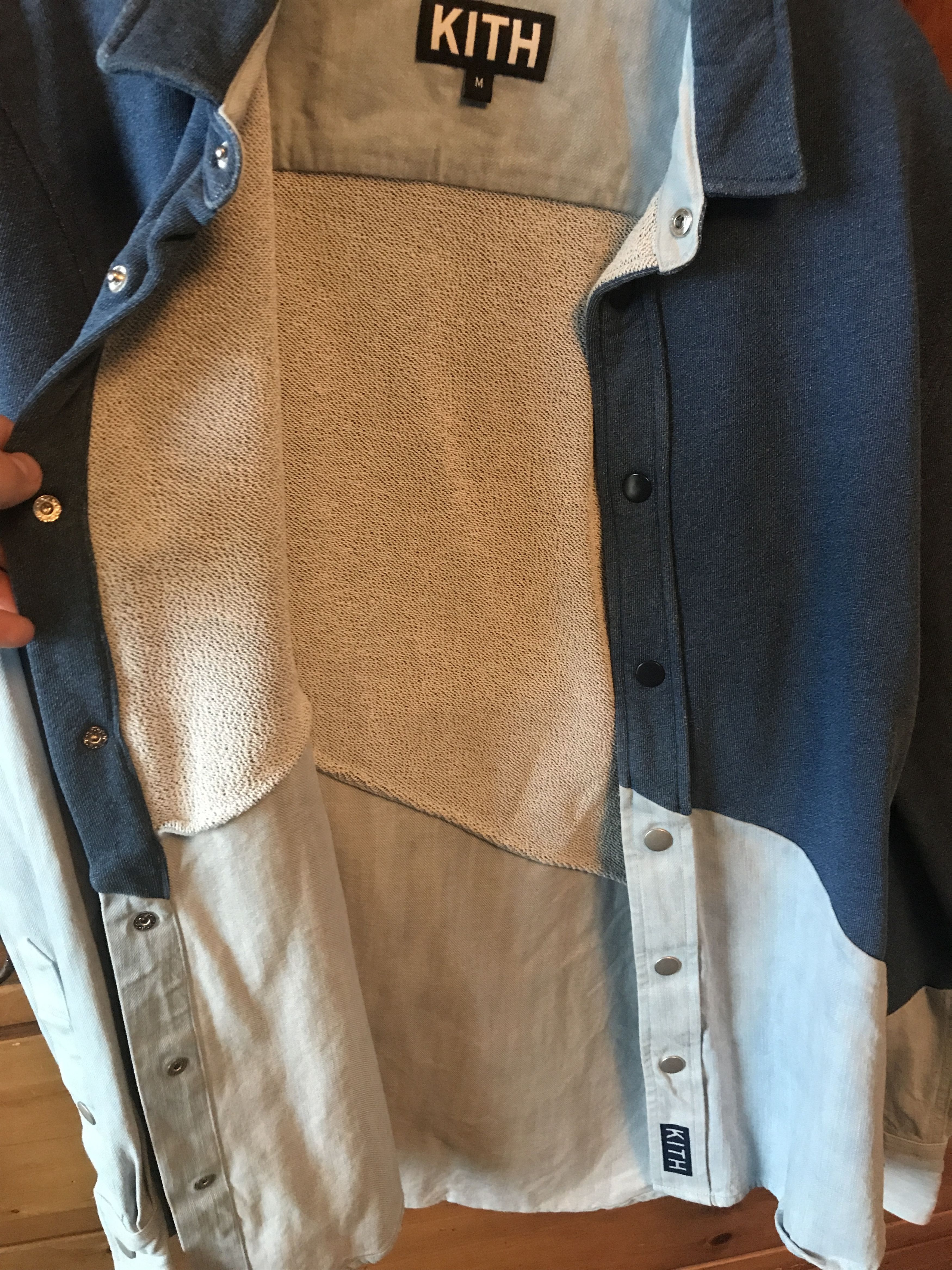 Kith Snap-Up Shirt "Medium Wash" - Spring 2014 Indigo Collection Size US M / EU 48-50 / 2 - 4 Thumbnail