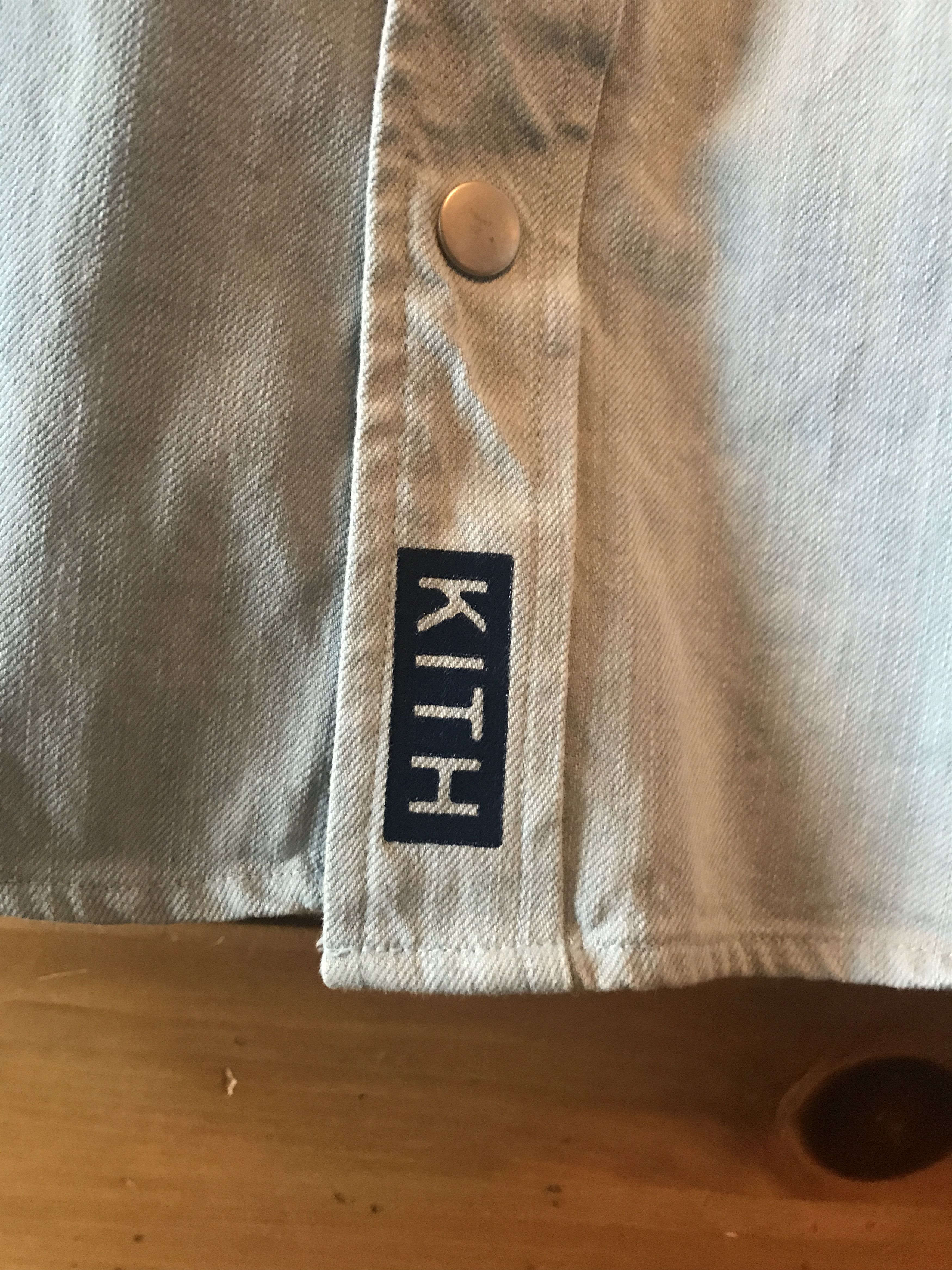 Kith Snap-Up Shirt "Medium Wash" - Spring 2014 Indigo Collection Size US M / EU 48-50 / 2 - 3 Thumbnail