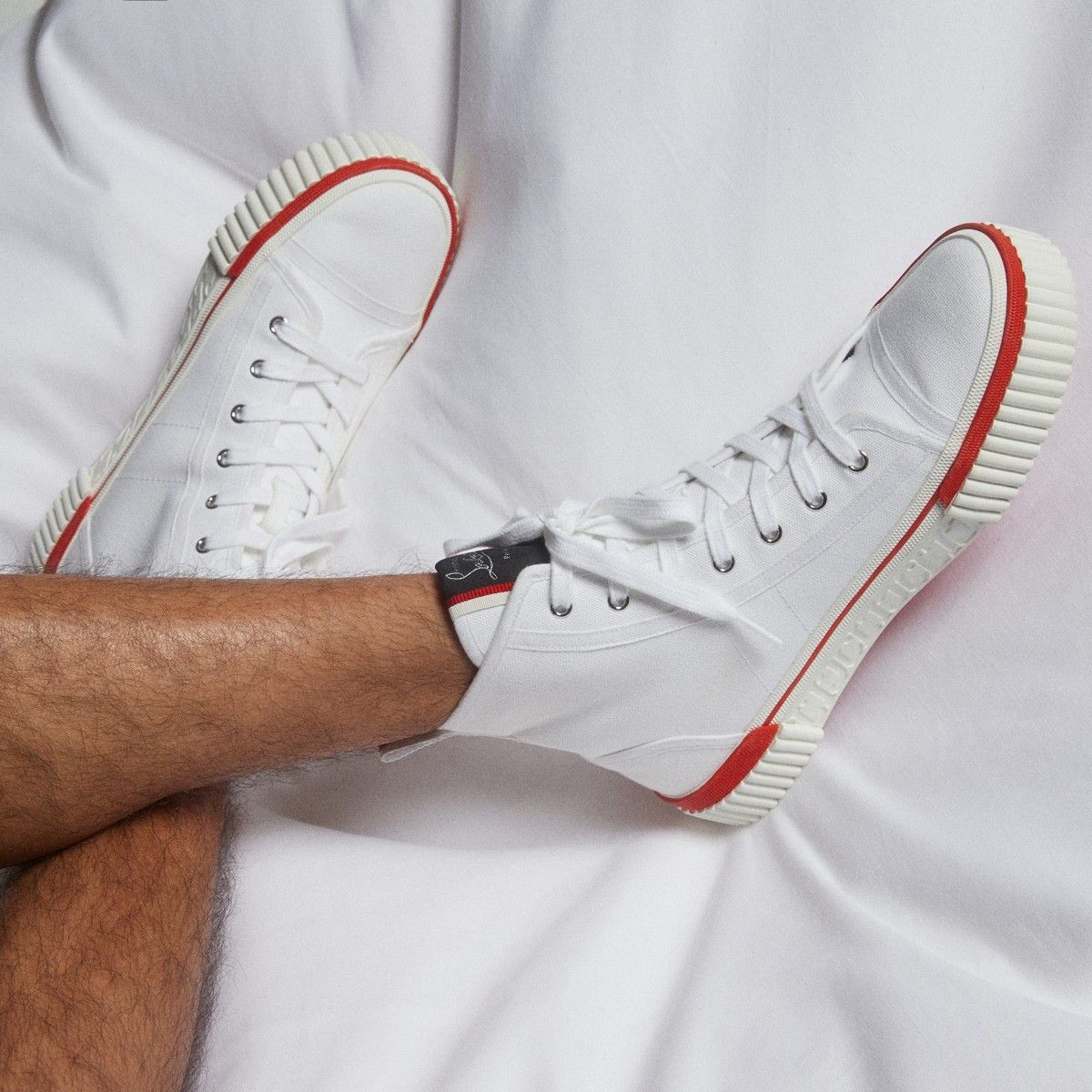 Christian Louboutin Pedro White Size US 7.5 / EU 40-41 - 2 Thumbnail