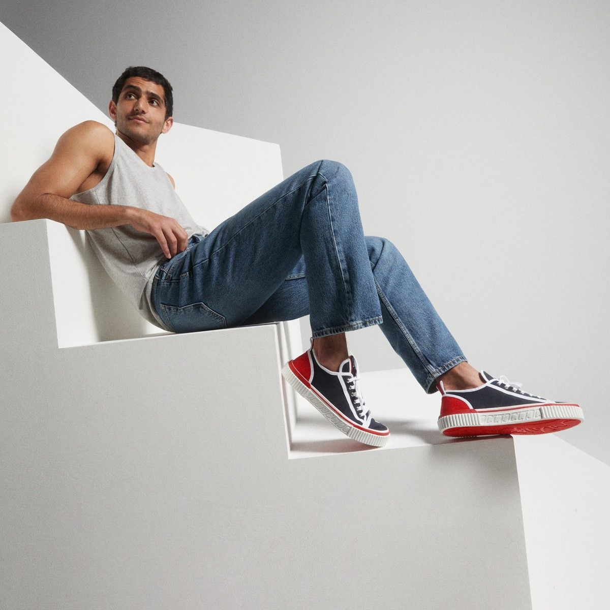 Christian Louboutin Pedro Junior Navy Size US 11 / EU 44 - 3 Thumbnail