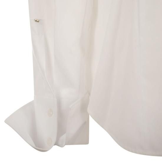 Sportmax SPORTMAX Women Shirts 2512191011600 WHITE Size M / US 6-8 / IT 42-44 - 4 Thumbnail