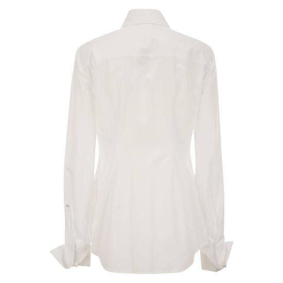 Sportmax SPORTMAX Women Shirts 2512191011600 WHITE Size M / US 6-8 / IT 42-44 - 2 Thumbnail