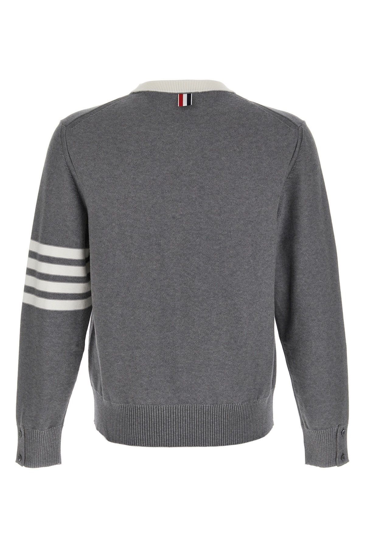 Thom Browne '4-Bar Hector' sweater Size US L / EU 52-54 / 3 - 3 Thumbnail