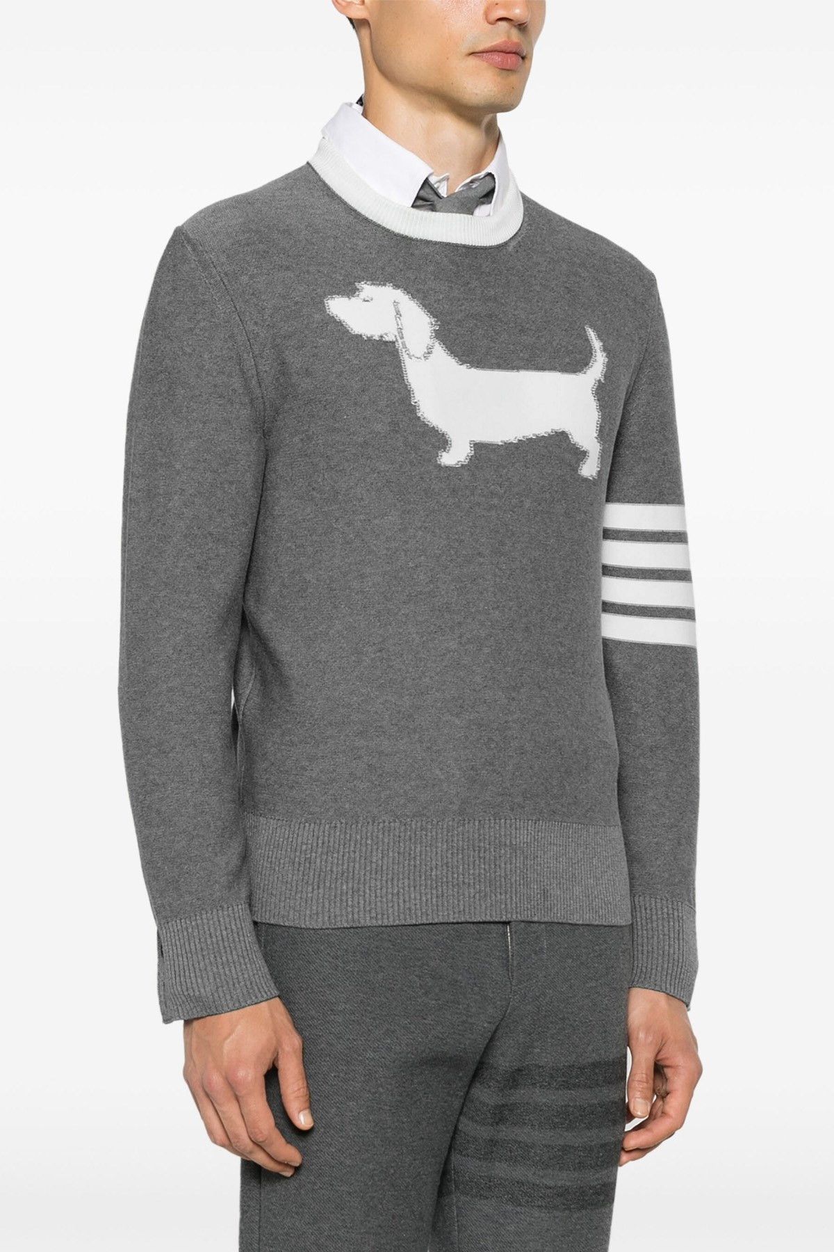 Thom Browne '4-Bar Hector' sweater Size US L / EU 52-54 / 3 - 2 Thumbnail