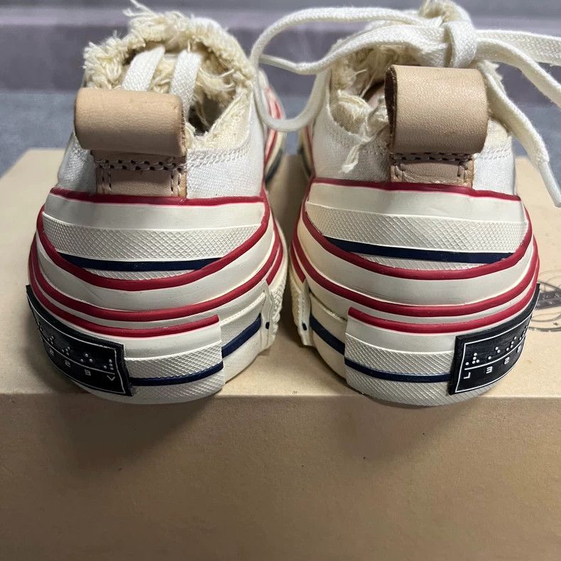 xVESSEL Xvessel's latest white trendy and versatile low-cut sneakers Size US 5 / EU 37 - 4 Thumbnail