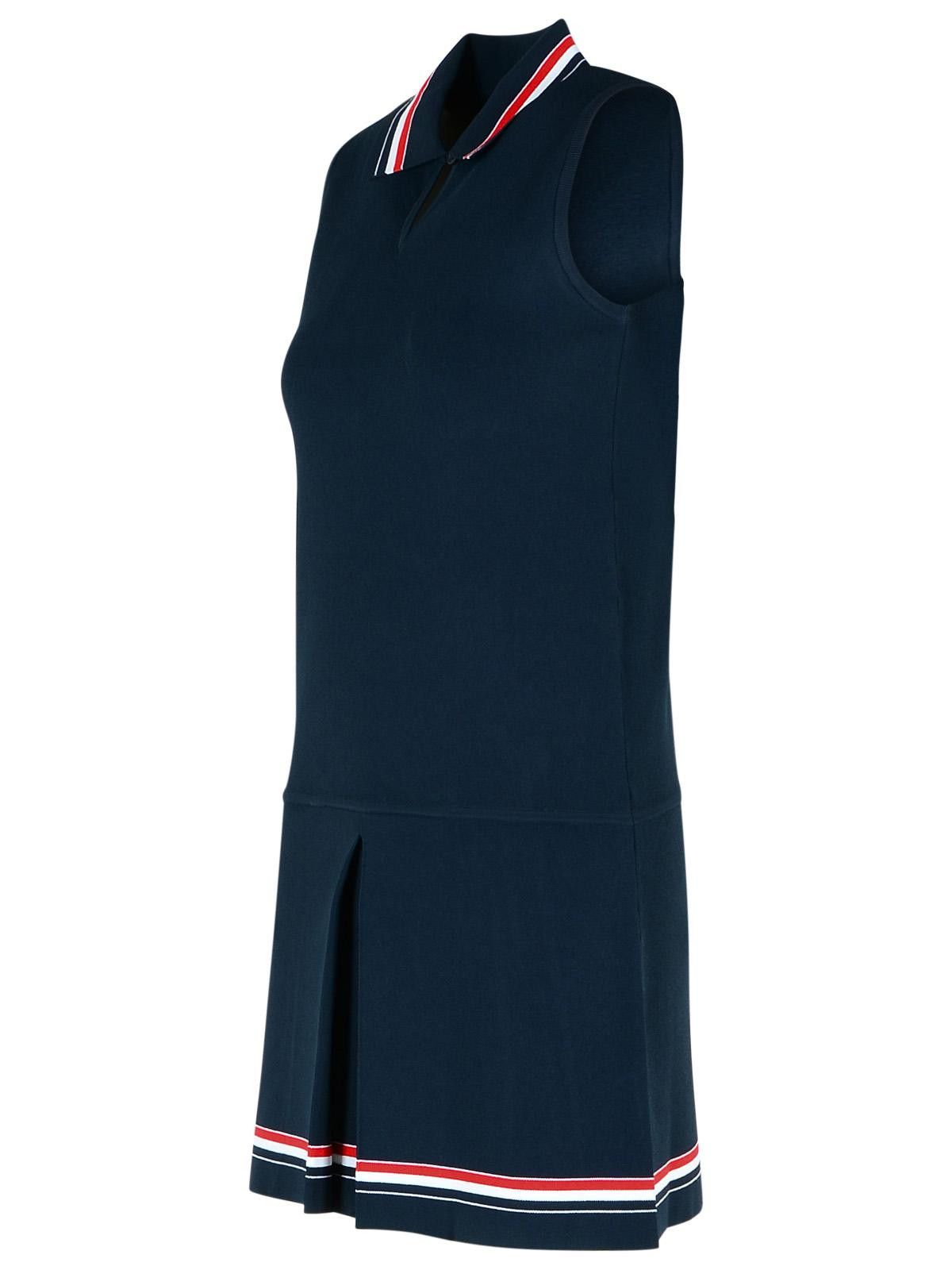 Thom Browne THOM BROWNE 'Tennis' Dress In Navy Viscose Blend Size XS / US 0-2 / IT 36-38 - 2 Thumbnail