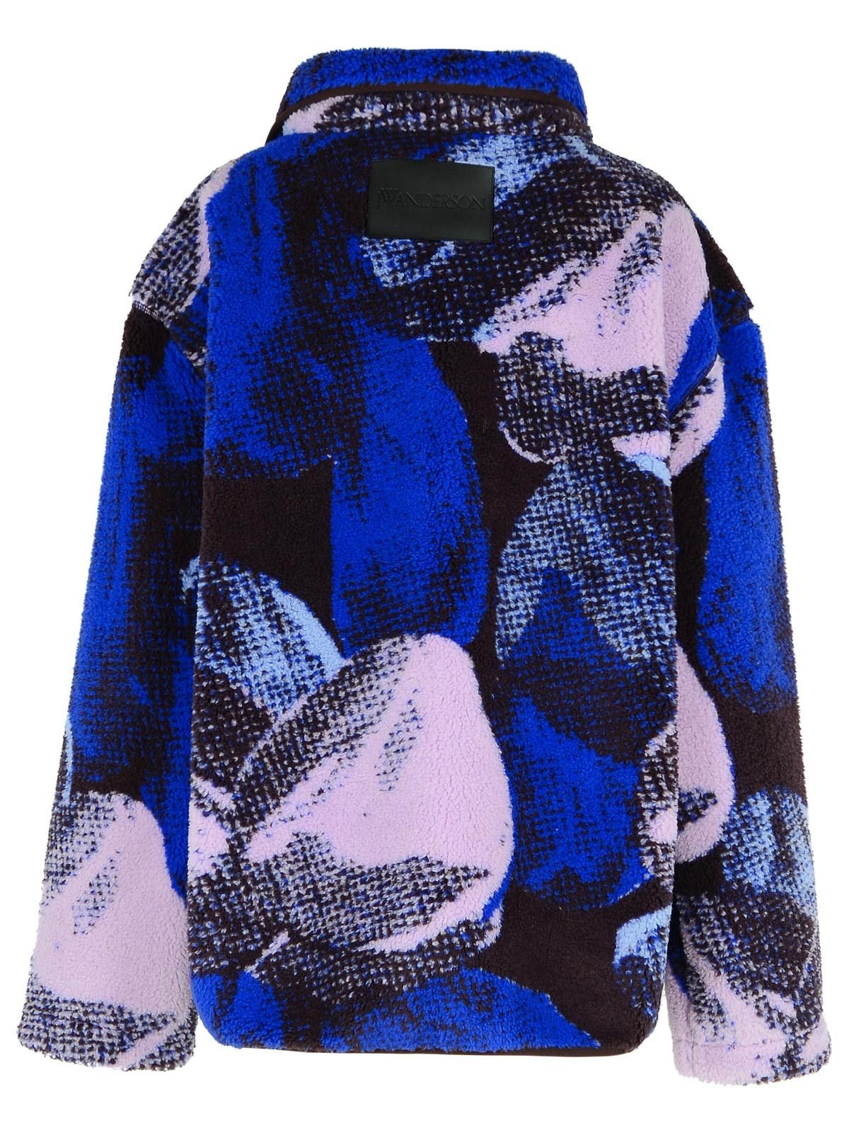 JW Anderson JW ANDERSON Blue Polyester Blend Fleece Size US M / EU 48-50 / 2 - 3 Thumbnail