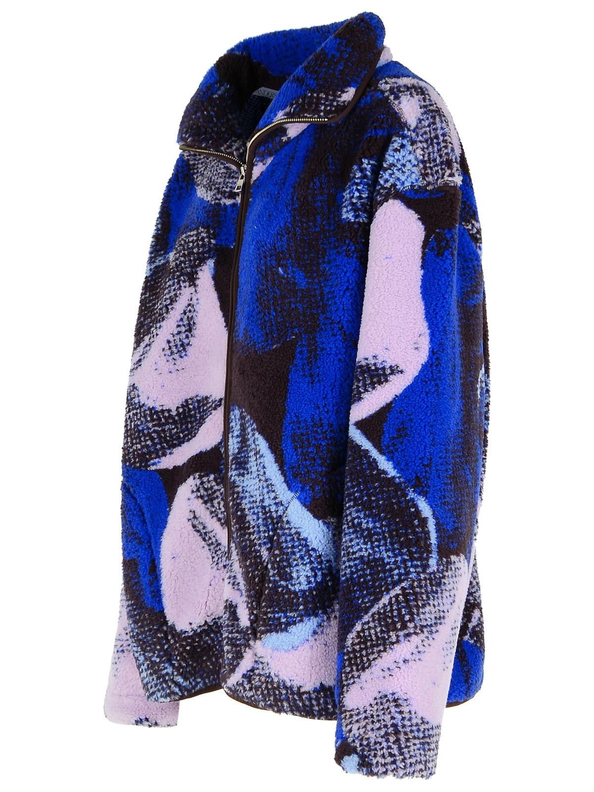 JW Anderson JW ANDERSON Blue Polyester Blend Fleece Size US M / EU 48-50 / 2 - 2 Thumbnail