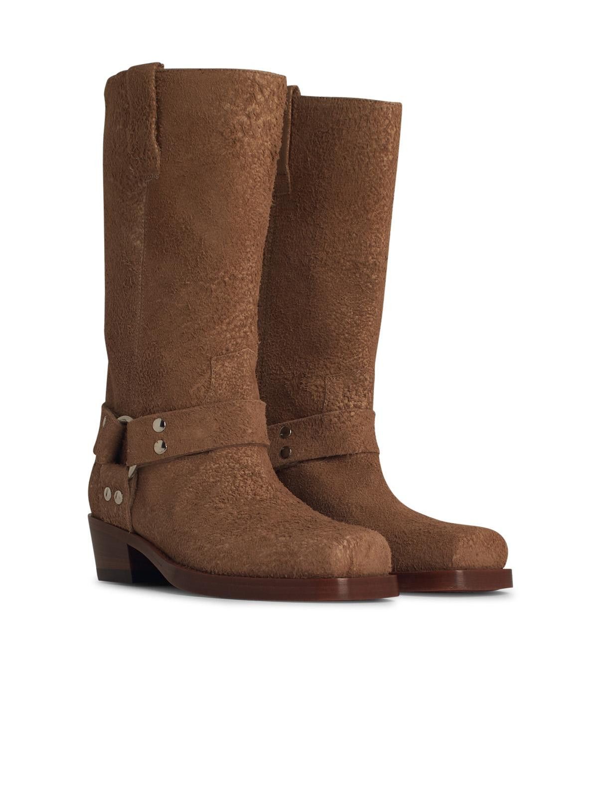 Paris Texas PARIS TEXAS 'Roxy' Beige Suede Boots Size US 7 / IT 37 - 2 Thumbnail