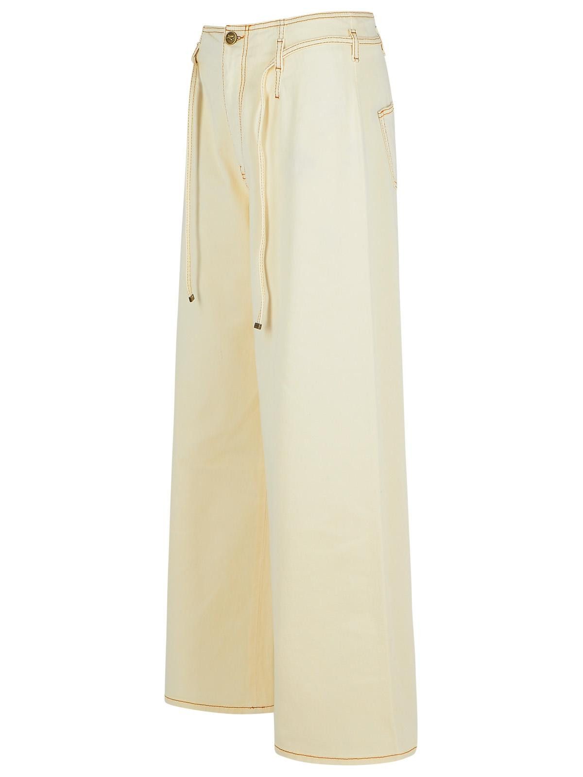 Etro ETRO Cream Denim Jeans Size 30" / US 8 / IT 44 - 2 Thumbnail