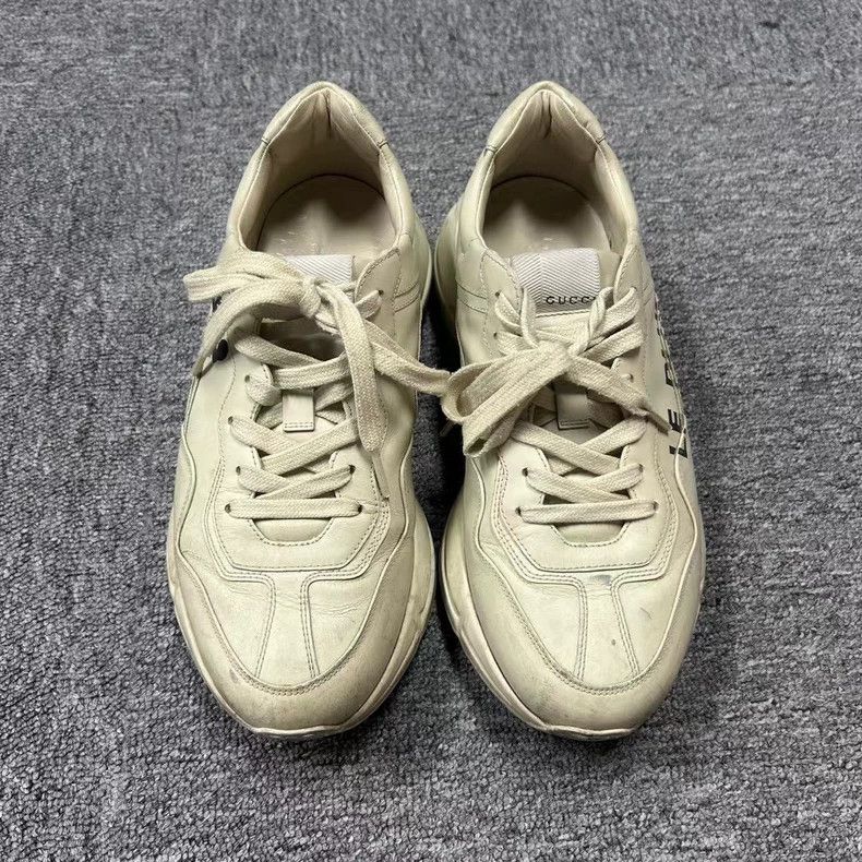 Gucci Gucci's latest white anchor pattern logo dad shoes Size US 6.5 / EU 39-40 - 2 Thumbnail
