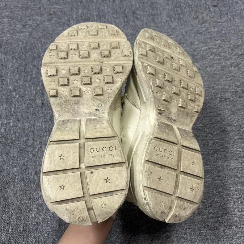 Gucci Gucci's latest white anchor pattern logo dad shoes Size US 6.5 / EU 39-40 - 5 Thumbnail