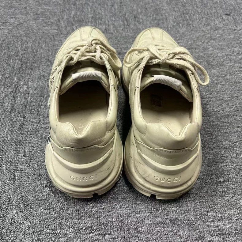 Gucci Gucci's latest white anchor pattern logo dad shoes Size US 6.5 / EU 39-40 - 3 Thumbnail