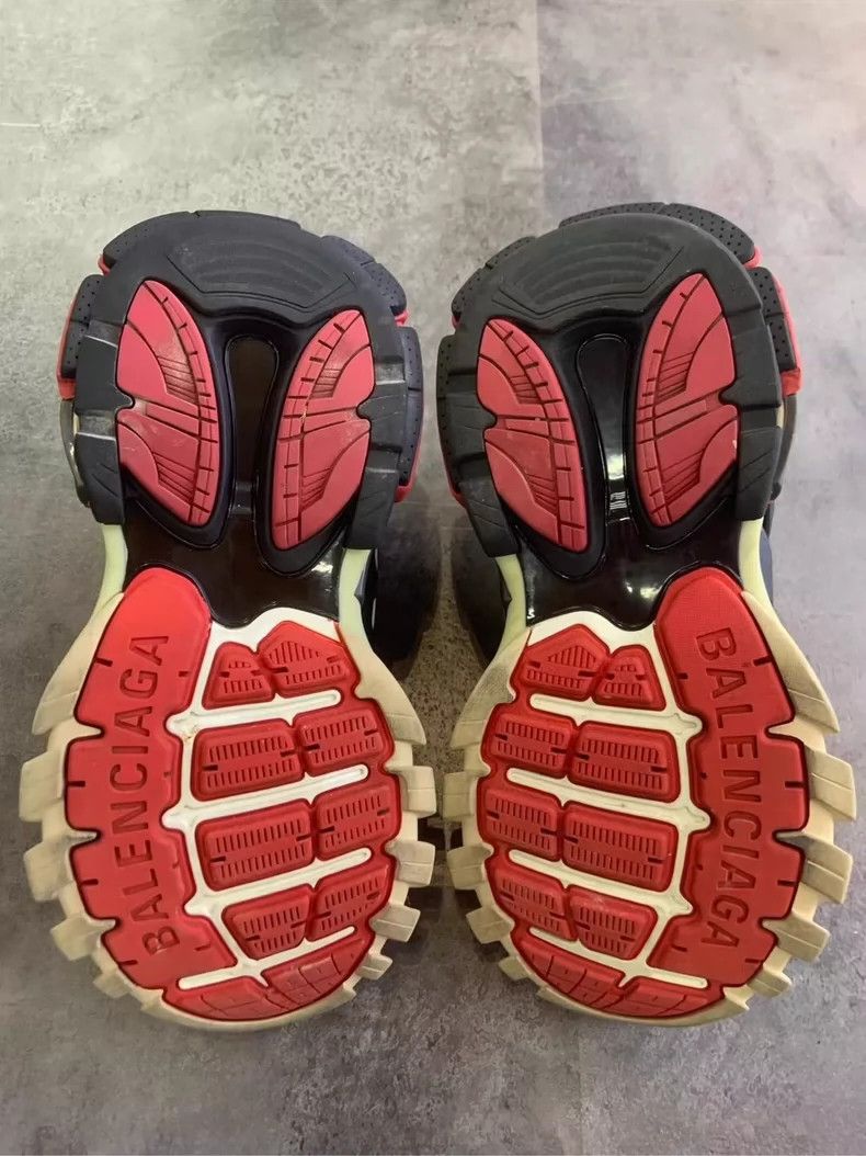 Balenciaga Balenciaga's latest black-red Track Size US 5 / EU 37 - 4 Thumbnail