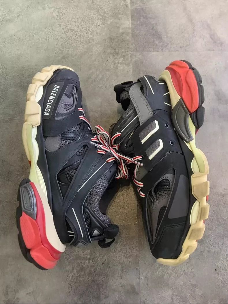 Balenciaga Balenciaga's latest black-red Track Size US 5 / EU 37 - 3 Thumbnail