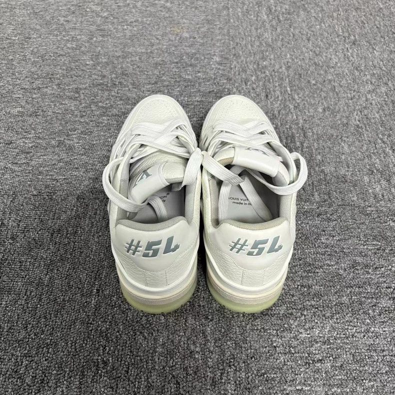 Louis Vuitton Louis Vuitton's latest white cement Trainer Size US 5.5 / EU 38 - 3 Thumbnail