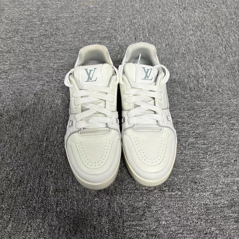 Louis Vuitton Louis Vuitton's latest white cement Trainer Size US 5.5 / EU 38 - 2 Thumbnail