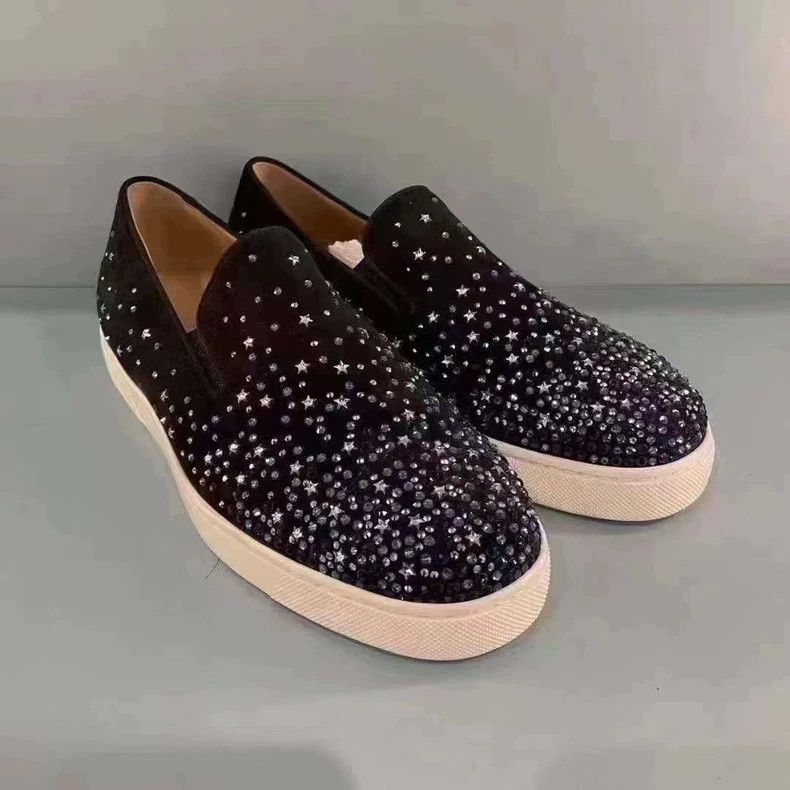 Christian Louboutin Christian Louboutin latest black diamond full sky Size US 6 / EU 39 - 2 Thumbnail