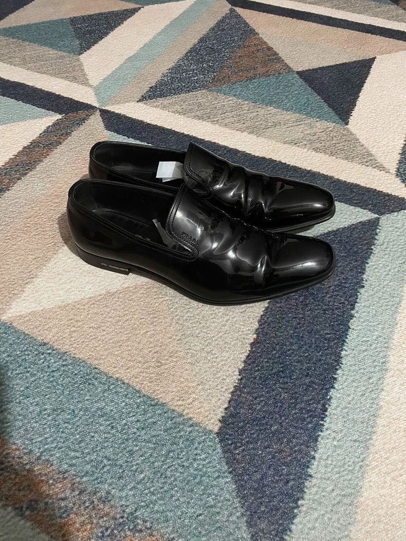 Prada men's casual leather shoes