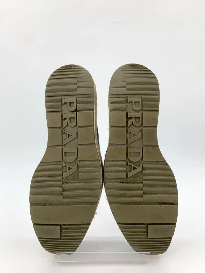 Prada Prada Prada Size 42.5 Block Print Embroidered Laced Casual Sports Loafers Size US 9 / EU 42 - 5 Thumbnail