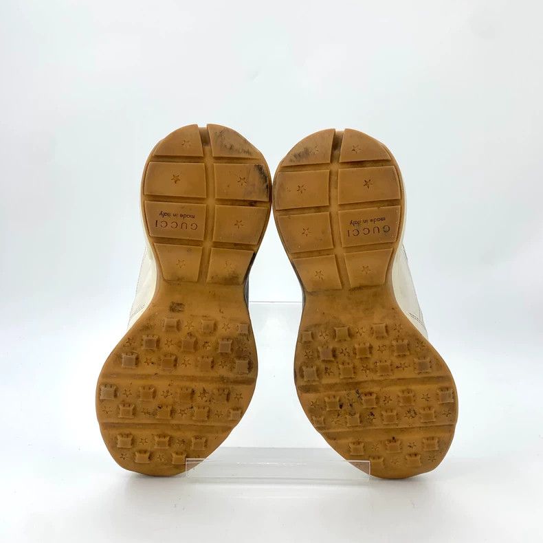 Gucci Gucci Gucci Rhyton Series Size 40 White Tiger Print Laced Casual Dad Shoes Size US 7 / EU 40 - 5 Thumbnail