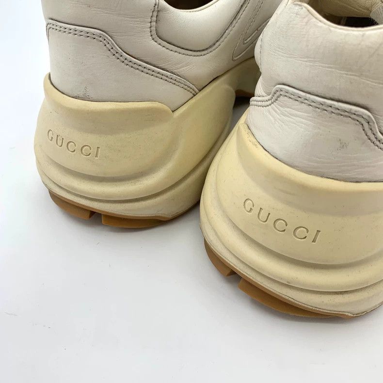 Gucci Gucci Gucci Rhyton Series Size 40 White Tiger Print Laced Casual Dad Shoes Size US 7 / EU 40 - 9 Thumbnail