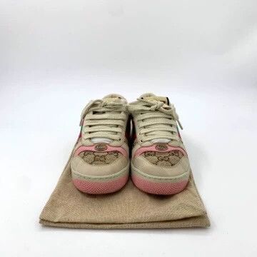 Gucci Gucci Gucci Screener Series Size 38.5 Color-blocked GG Enamel Print Casual Shoes Size US 6 / EU 39 - 8 Thumbnail