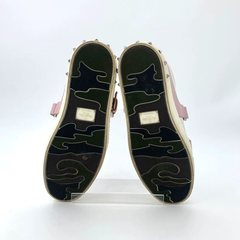 Valentino Valentino Colorful round-toe buckle casual sports sneakers, size 37 Size US 6 / IT 36 - 5 Thumbnail