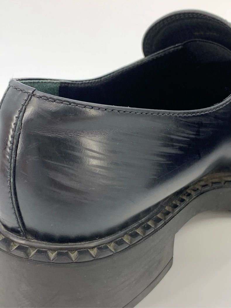 Prada Prada Logo triangle标志 black leather loafer shoes, size 38 Size US 5.5 / EU 38 - 9 Thumbnail