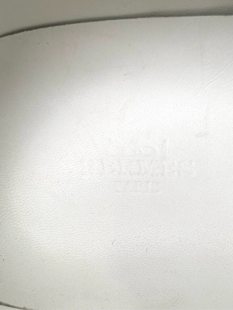 Hermes Hermes Size 41.5 Logo Embossed White Leather Laced Casual Sneakers Size US 8 / EU 41 - 7 Thumbnail