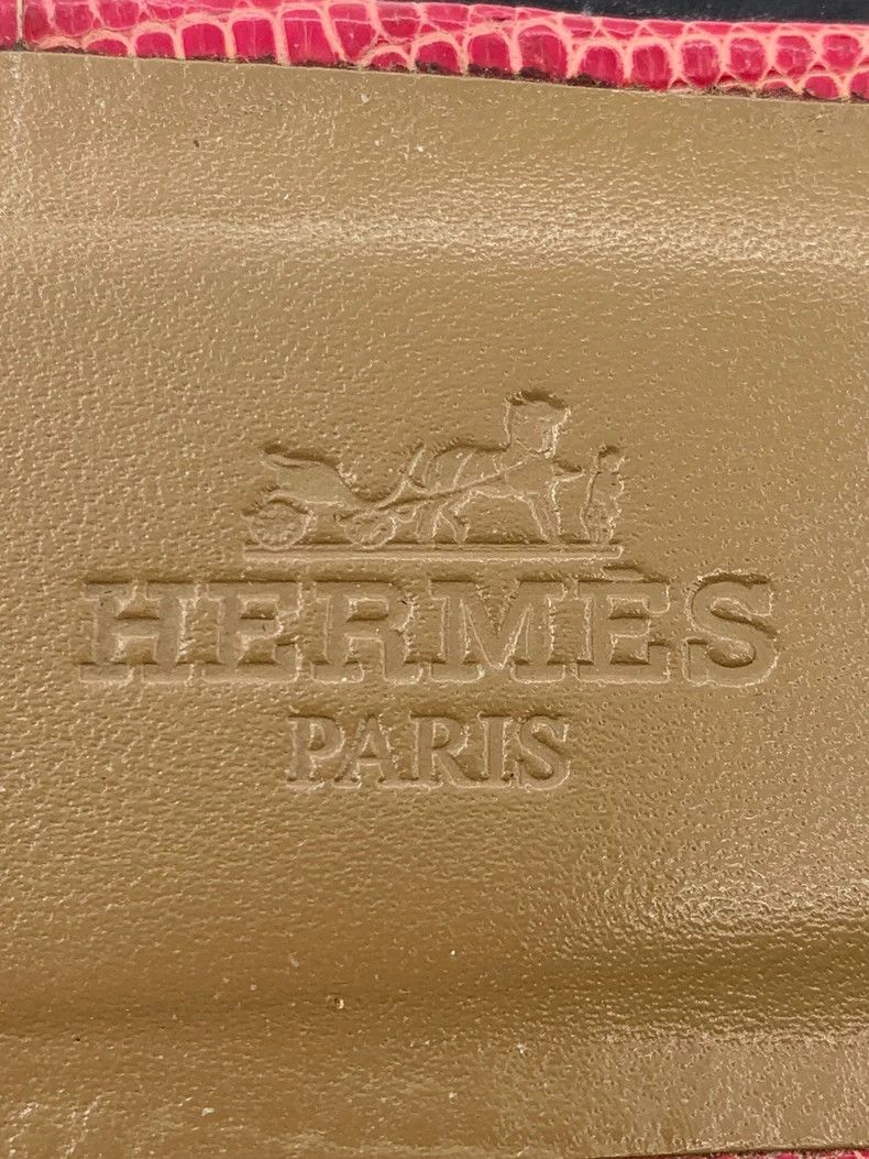 Hermes Hermes Size 39 Rose Pink Lizard Leather Flip Flops Size US 6.5 / EU 39-40 - 7 Thumbnail