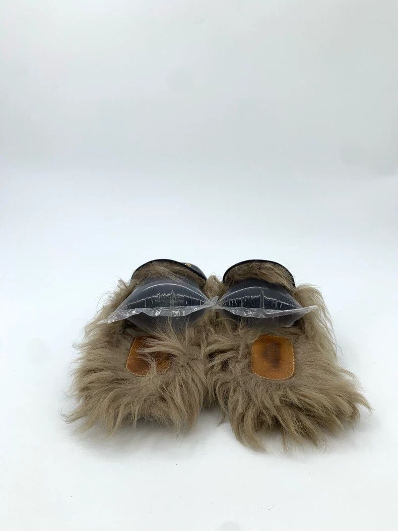 Gucci Gucci Size 38 Black Horsebit Fur Trim Loafers Size US 5.5 / EU 38 - 4 Thumbnail