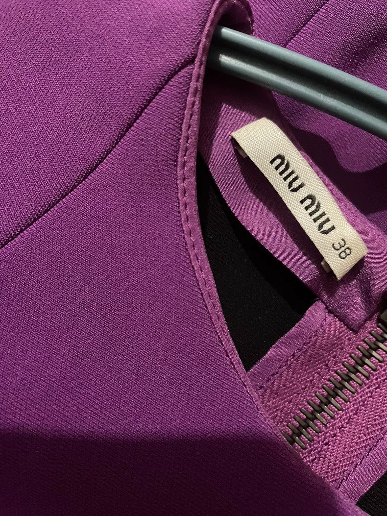 Miu Miu MIU MIU Zipper Sleeveless Dress Size US 31 - 4 Thumbnail