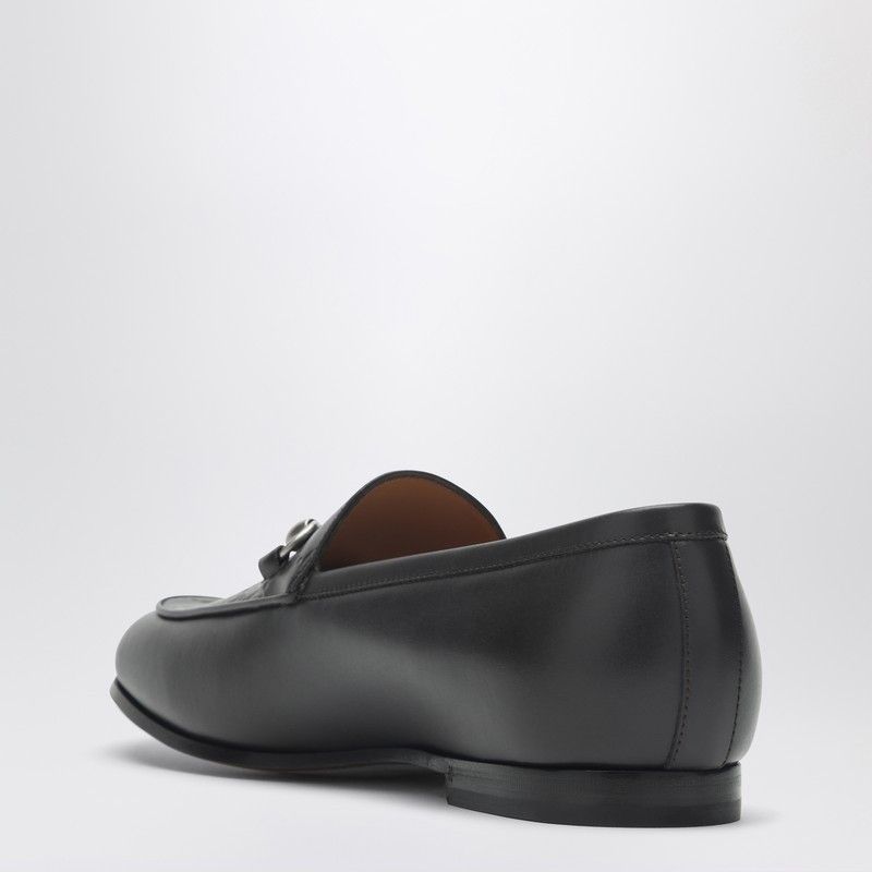 Gucci Gucci Brown Leather Gg Moccasin With A Buckle Size US 9.5 / EU 42-43 - 2 Thumbnail