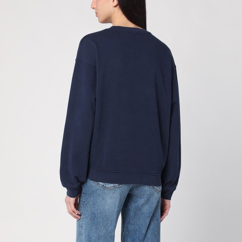 Frame Frame Navy Blue Cotton Blend Sweatshirt Size S / US 4 / IT 40 - 2 Thumbnail