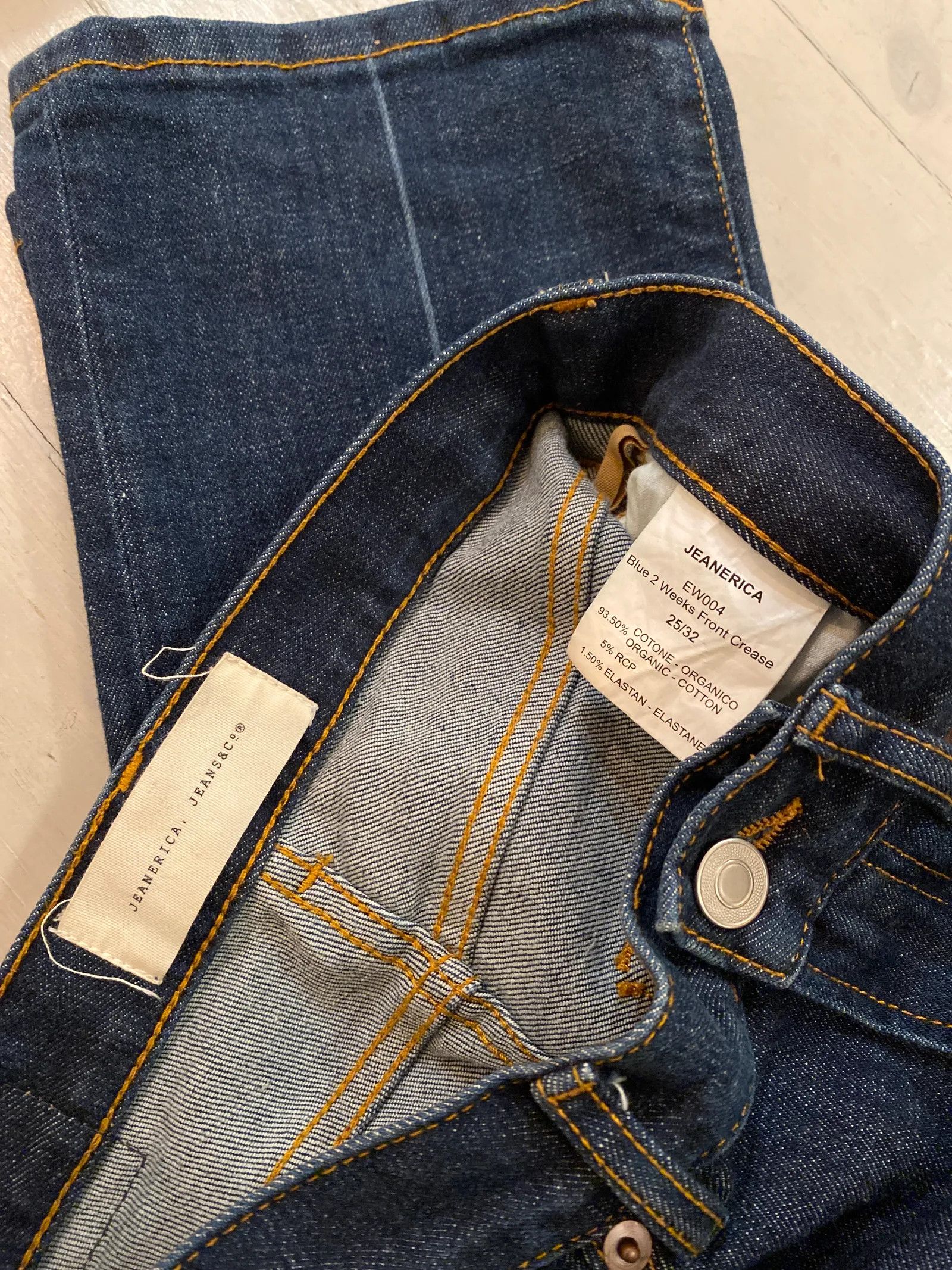 JEANERICA JEANERICA EW004 Jeans Size 25" / US 0 / IT 36 - 2 Thumbnail