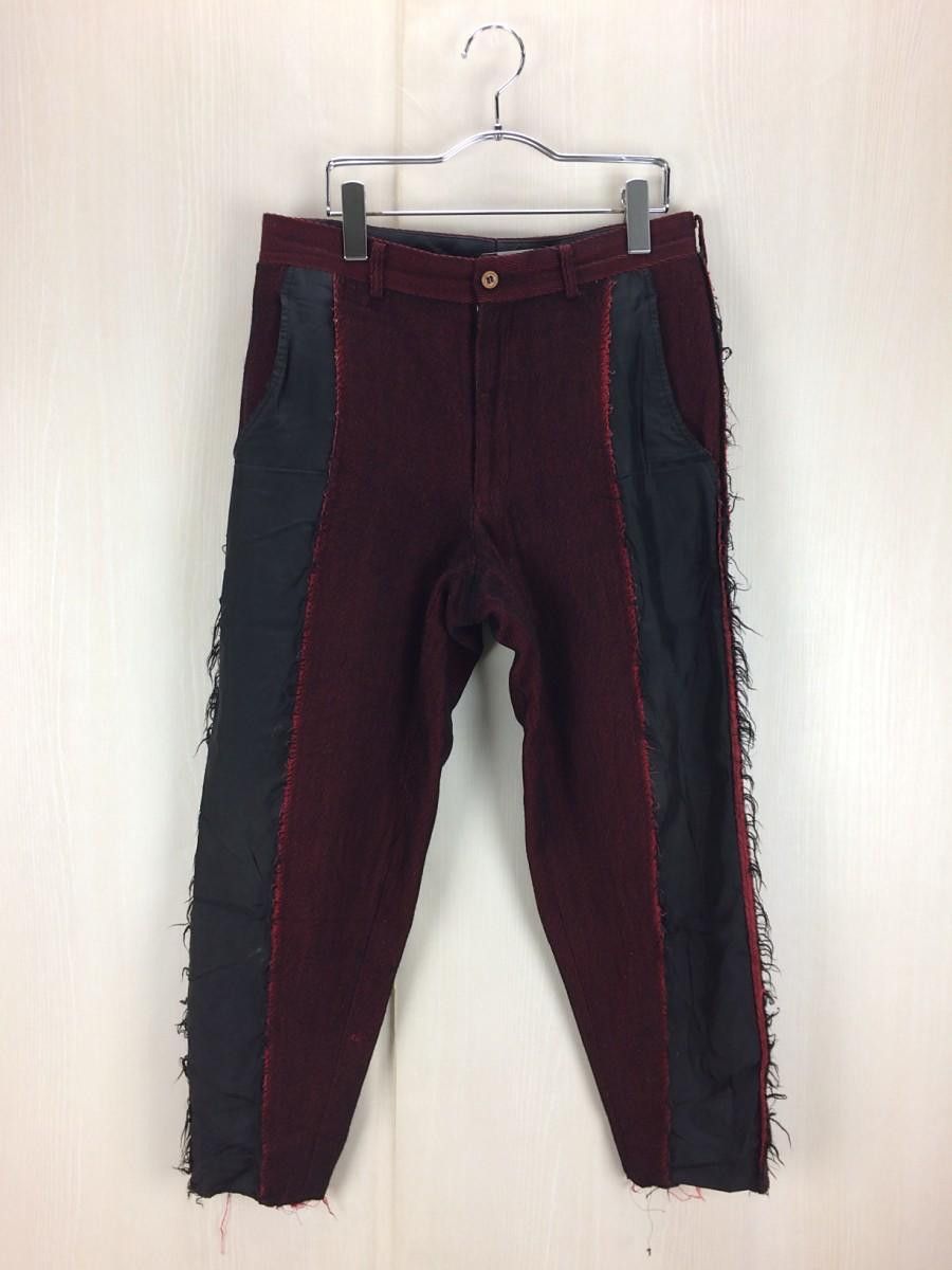 Comme des Garcons AD2002 Raw Seam + Switching Fabrics Pants Size US 30 / EU 46 - 1 Thumbnail