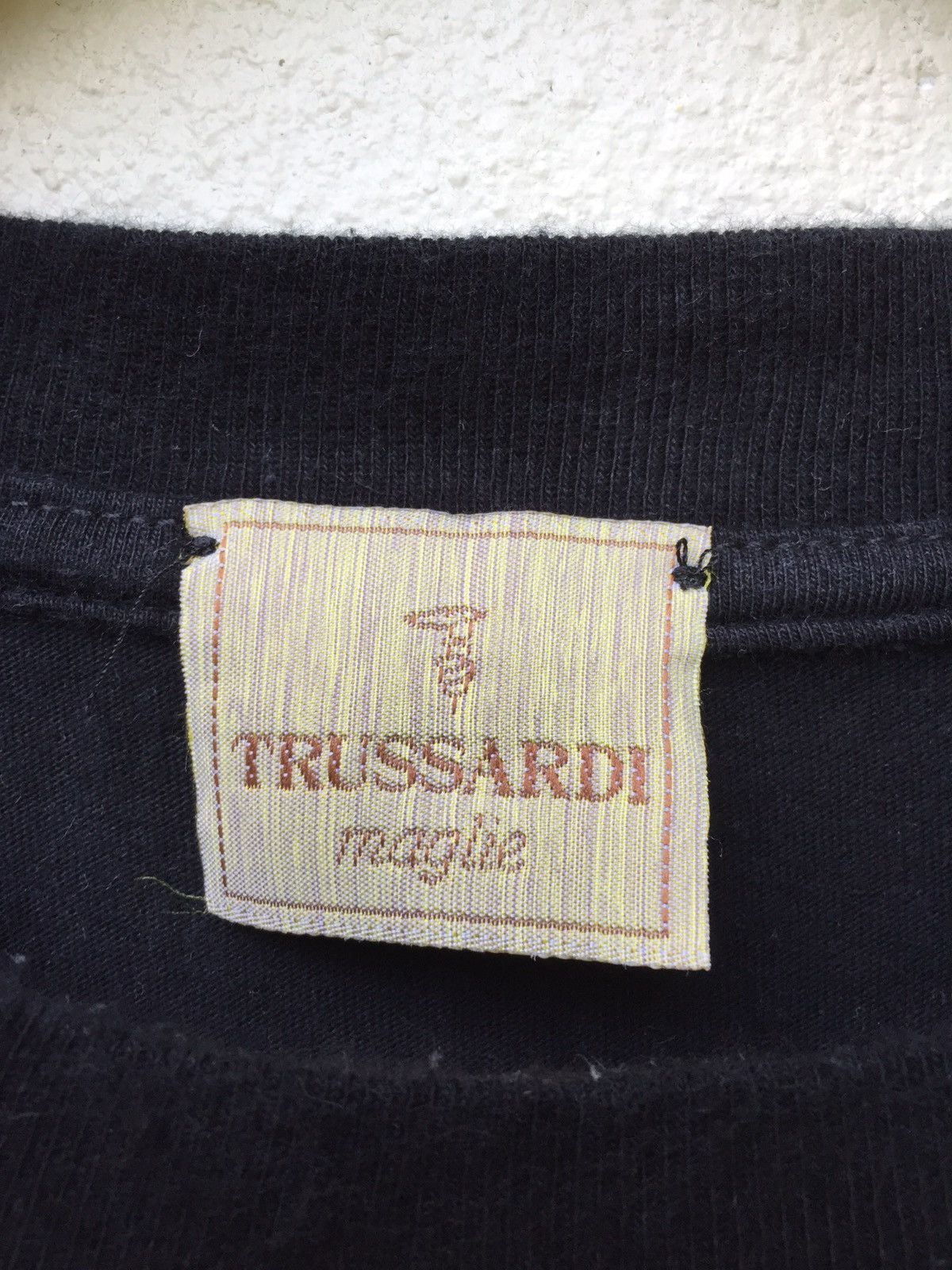 Trussardi Trussardi Flag Spell Out Shirt Size US M / EU 48-50 / 2 - 2 Thumbnail