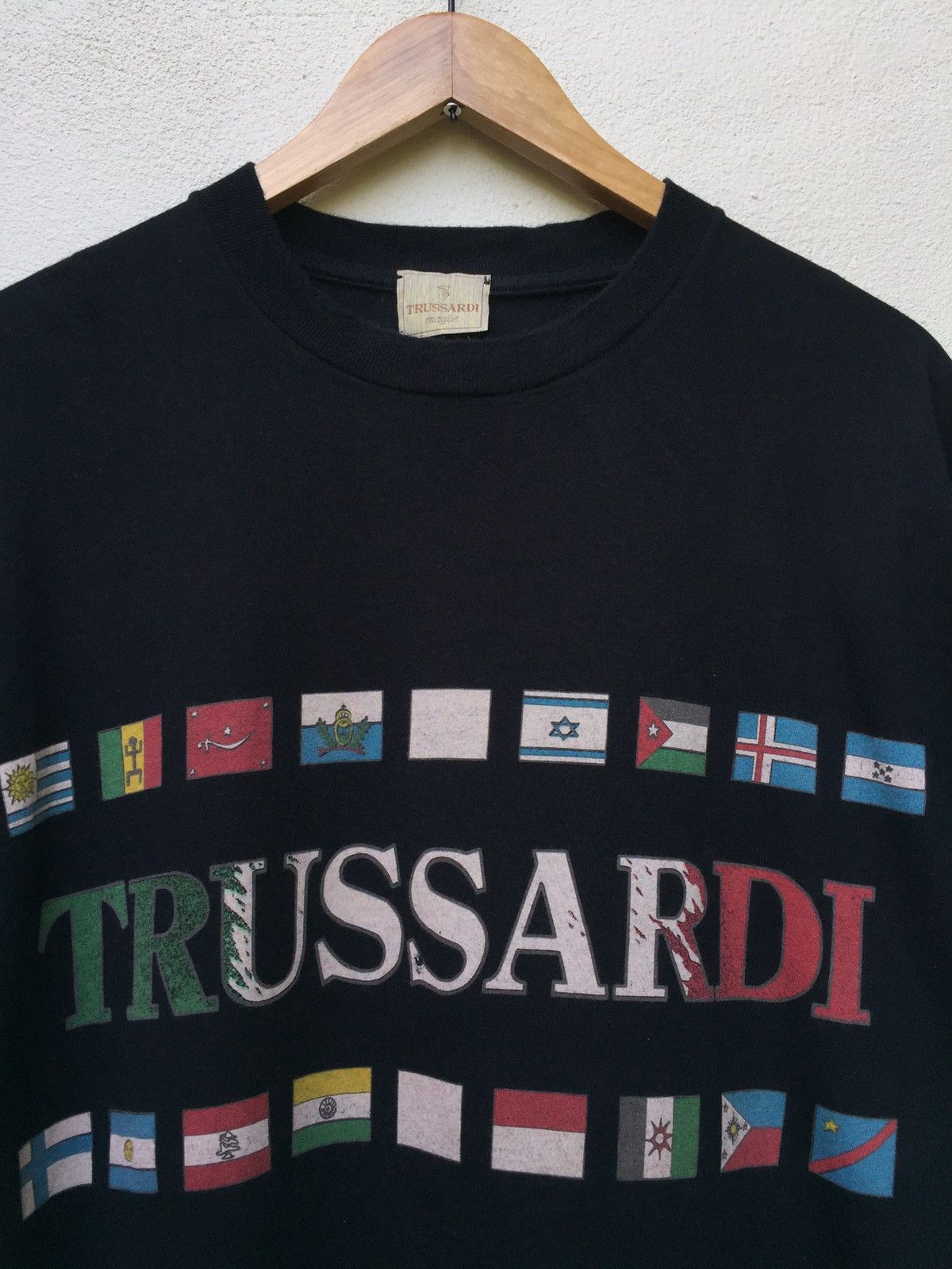 Trussardi Trussardi Flag Spell Out Shirt Size US M / EU 48-50 / 2 - 3 Thumbnail