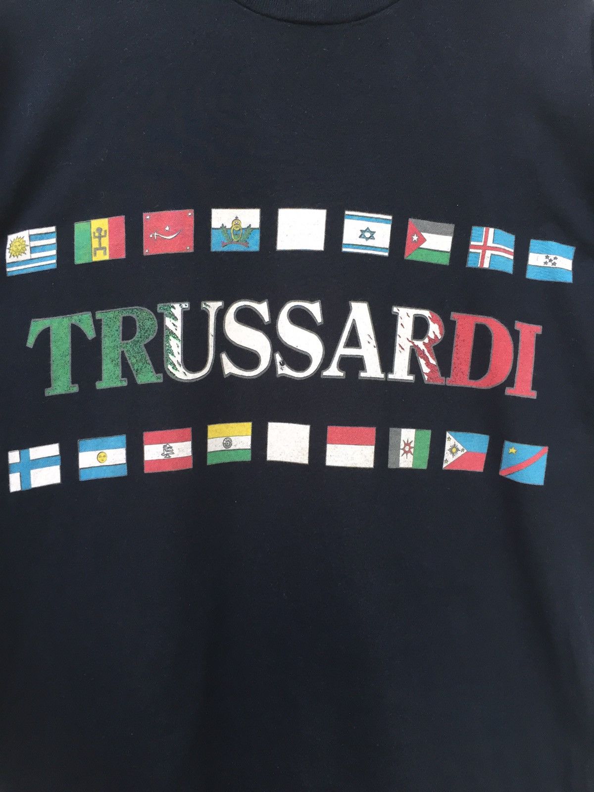 Trussardi Trussardi Flag Spell Out Shirt Size US M / EU 48-50 / 2 - 4 Thumbnail