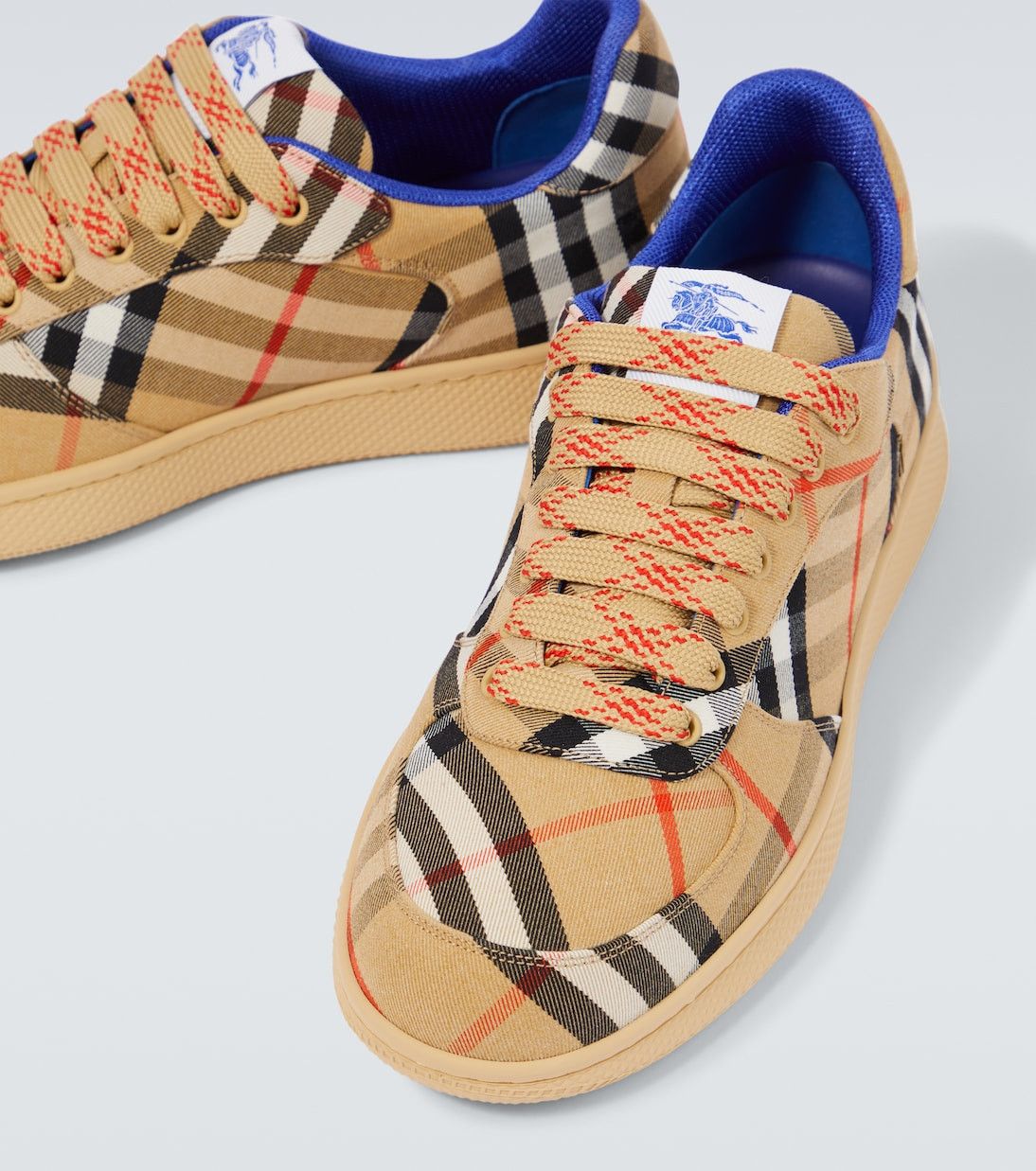 Burberry Check canvas sneakers Size US 8.5 / EU 41-42 - 2 Thumbnail