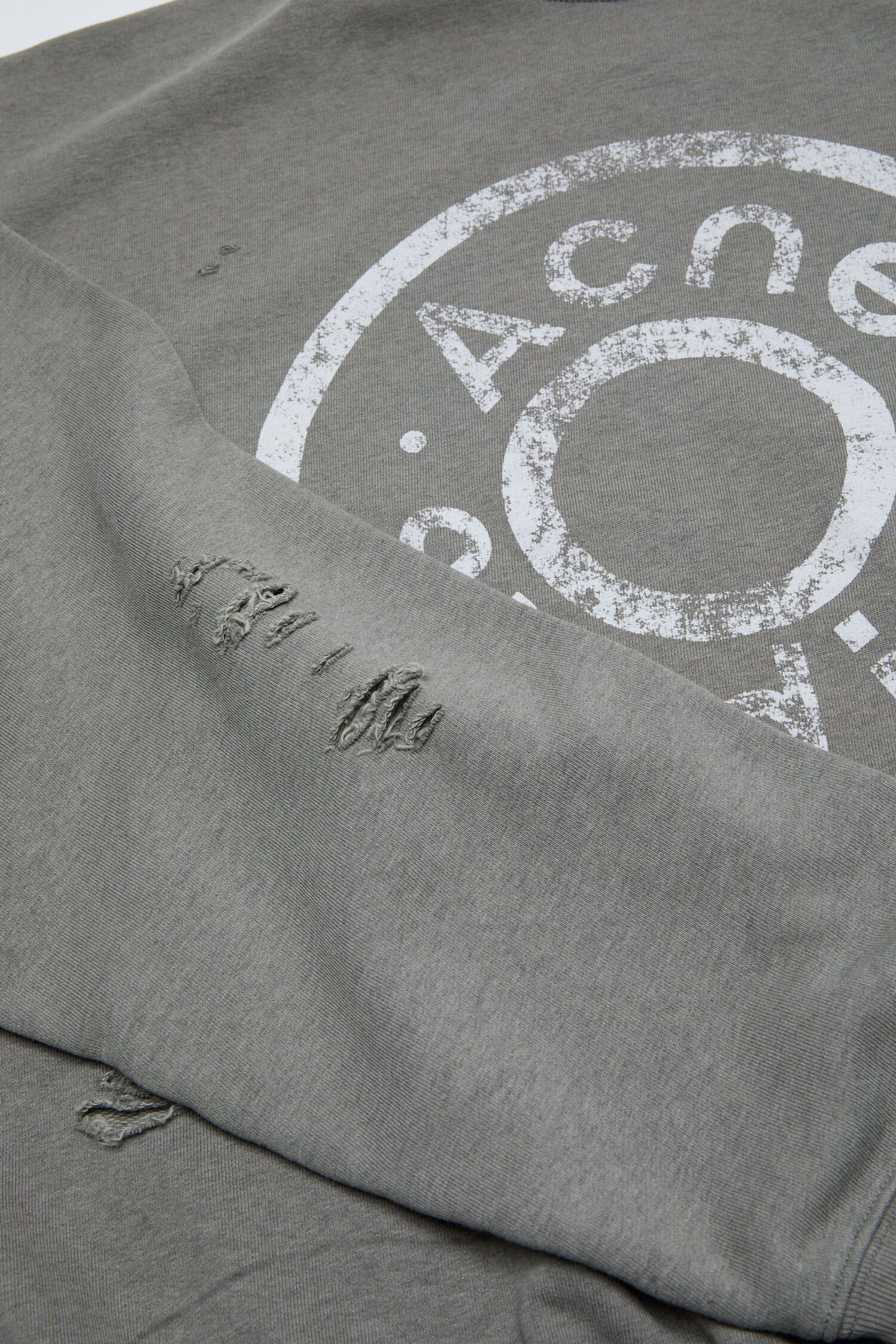Acne Studios SOLD OUT Sweatshirt with printed logo in grey Size US XL / EU 56 / 4 - 2 Thumbnail