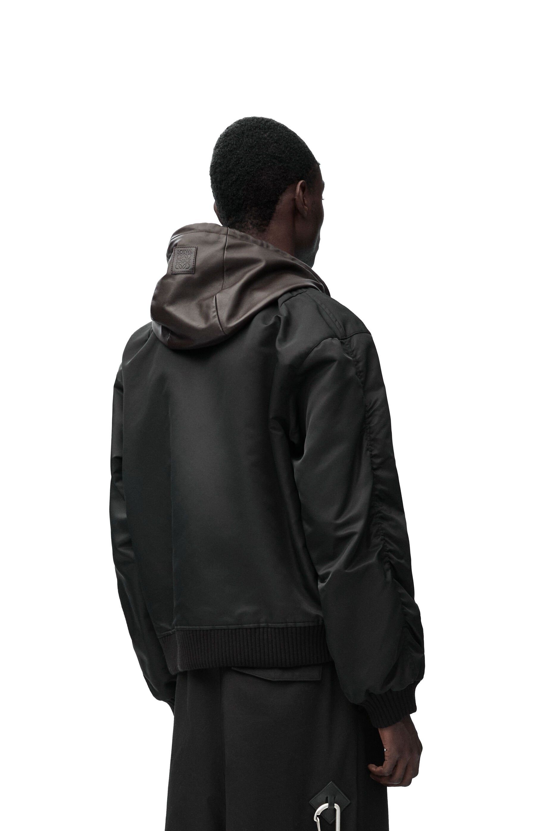 Loewe Hooded bomber jacket in nylon Size US S / EU 44-46 / 1 - 3 Thumbnail