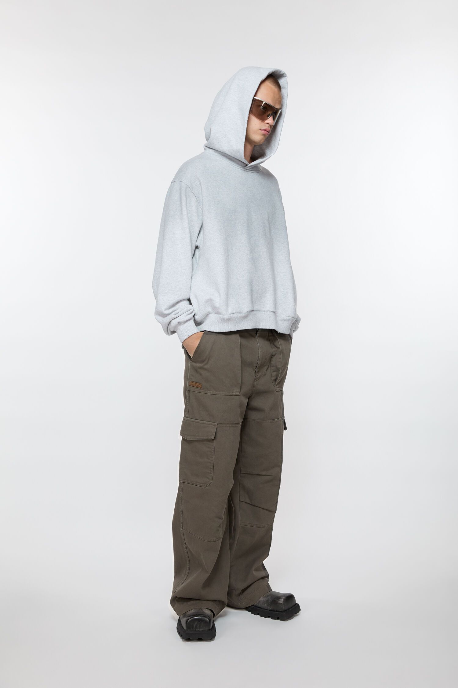 Acne Studios Twill Cargo Pants Khaki Size US 32 / EU 48 - 3 Thumbnail