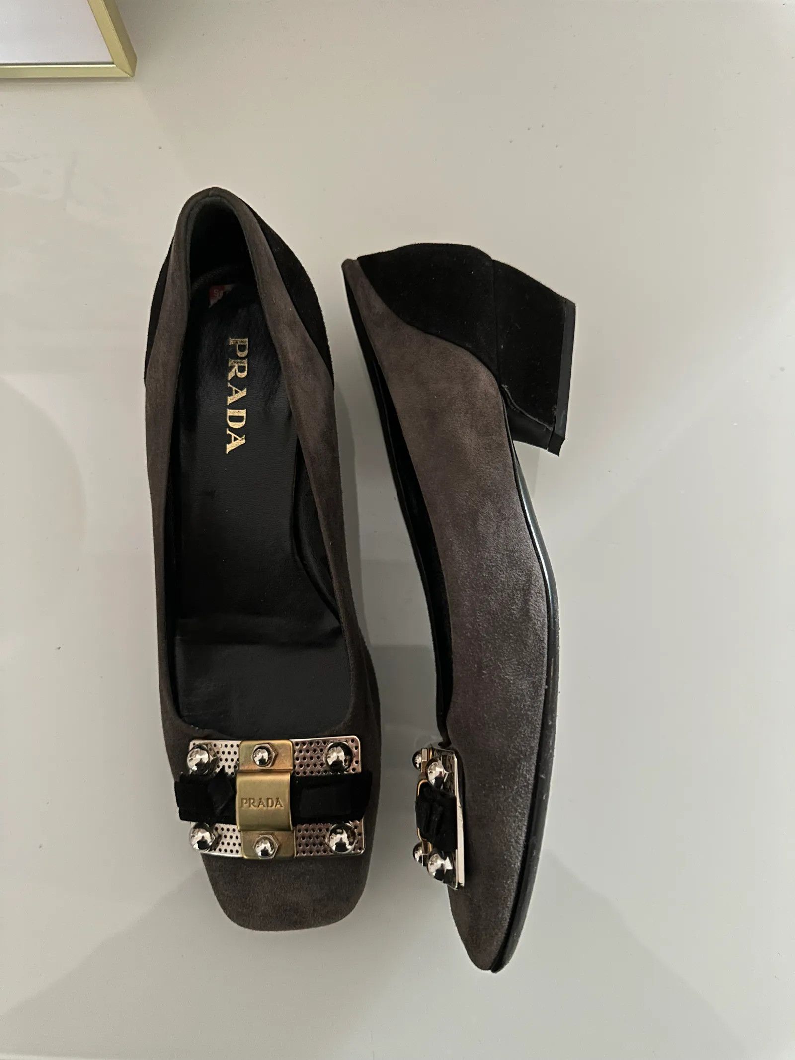 Prada Prada Prada Heels Size US 7.5 / IT 37.5 - 2 Thumbnail